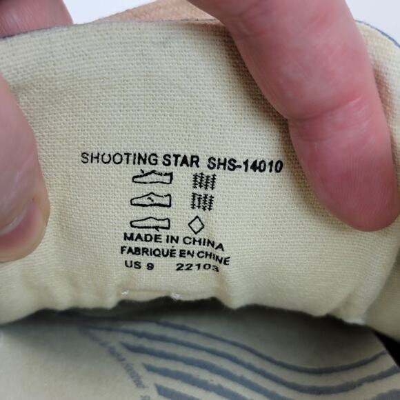 Taos Sneakers Womens 9 Blue Canvas Shooting Star Lace Up Comfort Casual Shoes - Picture 10 of 10